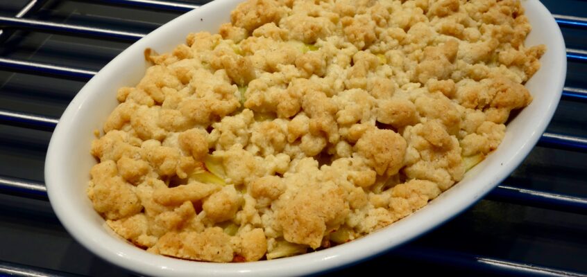 Crumble de fondue de poireaux