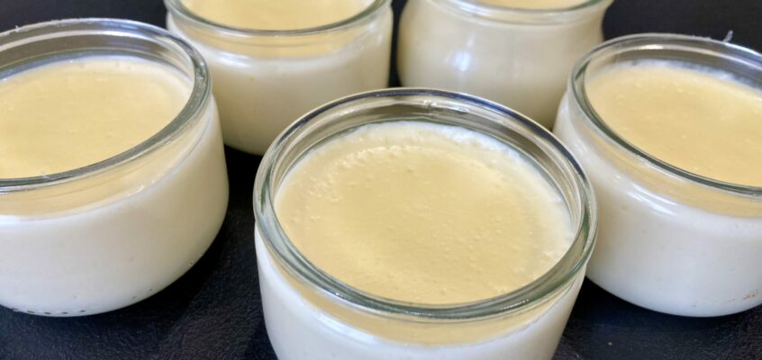 Crèmes dessert à la vanille