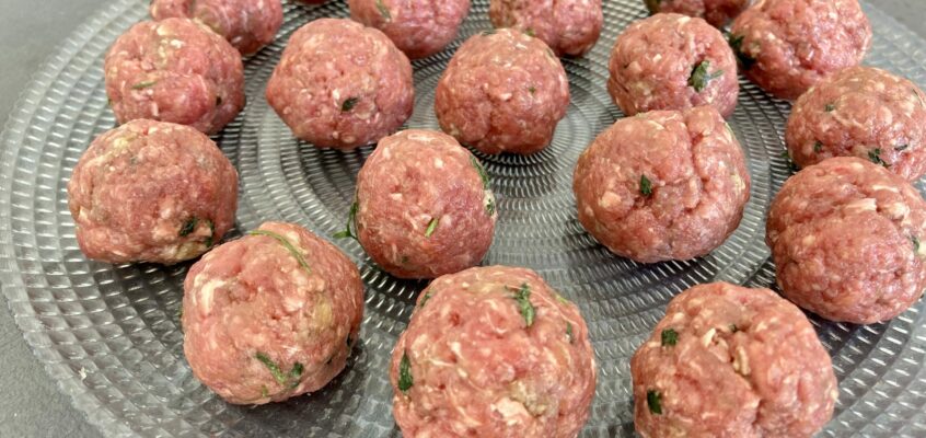 Boulettes de viande hachée (Keftas)