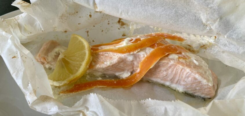 Saumon en papillote