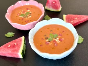 gaspacho de pastèque