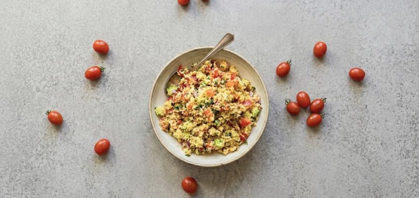 Taboulé oriental (légumes coupés)
