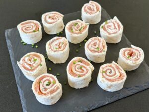 wraps roulés saumon