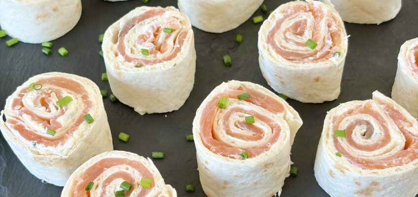 wraps roulés saumon