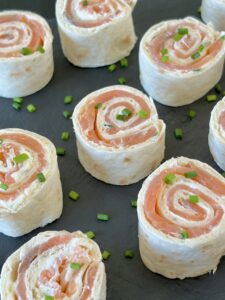 wraps roulés saumon