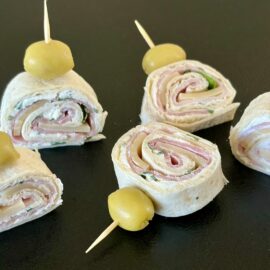 wraps roulés jambon emmental basilic