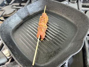 brochettes d'agneau à la marociane
