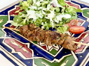 brochettes d'agneau à la marociane