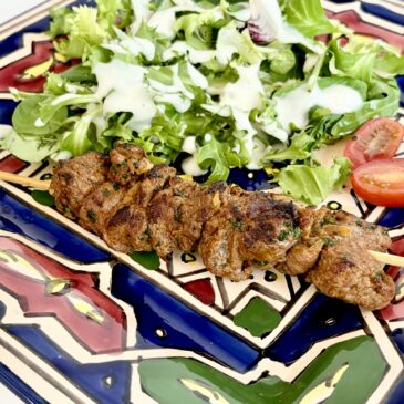 Brochettes d&rsquo;agneau à la marocaine
