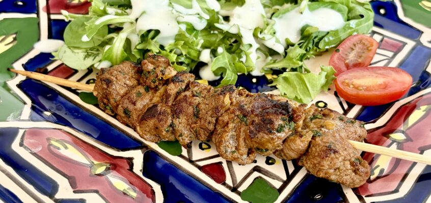 Brochettes d&rsquo;agneau à la marocaine