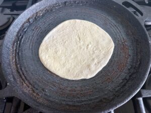 pain à la poêle