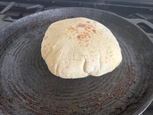 pain à la poêle
