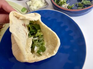 batbouts au poulet façon shawarma
