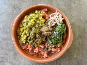 salade marocaine de tomates et poivrons grillés