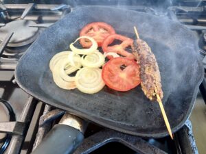 les brochettes de viandes hachée (kefta) à la marocaine