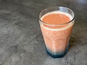 smoothie banane fraise jus d'orange