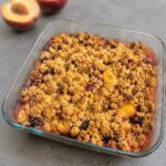 crumble aux pêches