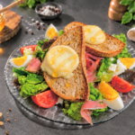 salade chèvre chaud miel