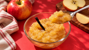 compote de pommes vanillée