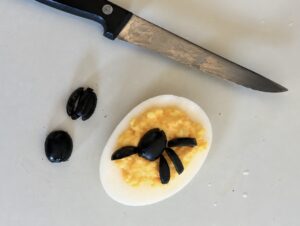 oeufs mimosa Halloween