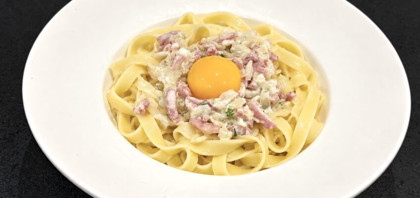 pâte carbonara