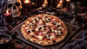 pizza d'Halloween