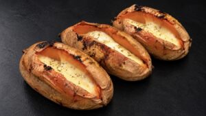 patates douces au four