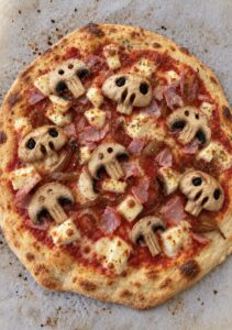 pizza d'Halloween