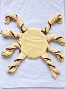 feuilleté araignée d'Halloween