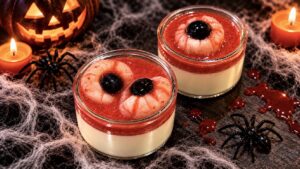 panna cotta d'Halloween