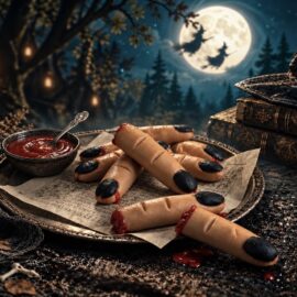 doigts de sorcière d'Halloween