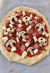 pizza d'Halloween