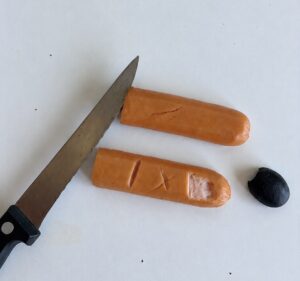 doigts de sorcière d'Halloween