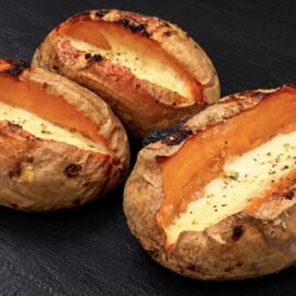 patates douces au four