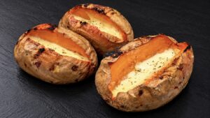 patates douces au four