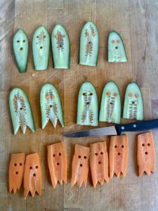 légumes d'Halloween