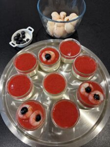 panna cotta d'Halloween