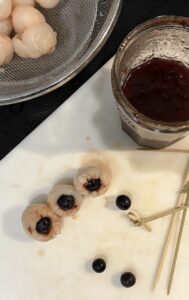 brochettes d'yeux de sorcières
