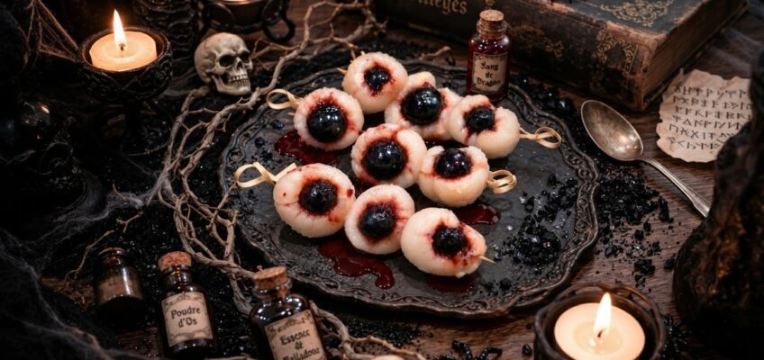 brochettes d'yeux de sorcières